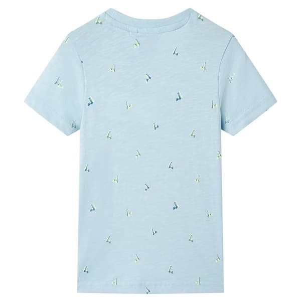 T-shirt för barn ljusblå 116