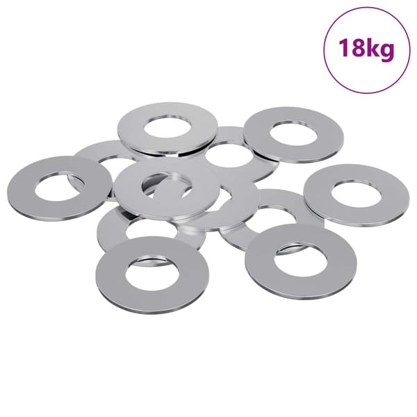 Skivor 11842 pcs Silver Järn