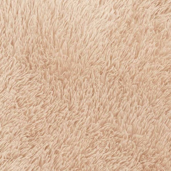 Ryamatta med lång lugg NAVARRA beige 60x100 cm polyester