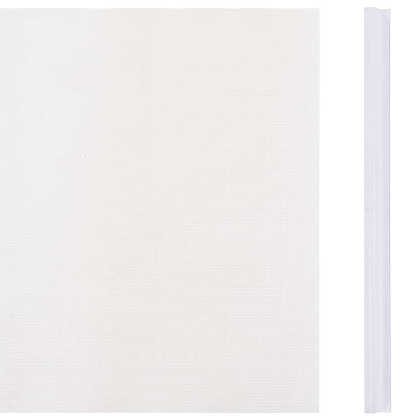 Insynsskyddslist PVC 70x0,19 m Vit