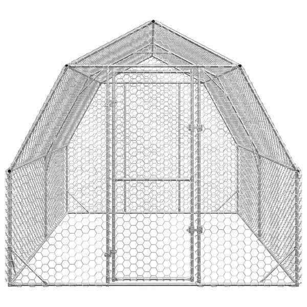 Hönsgård 2,5x4x2,25 m galvaniserat stål