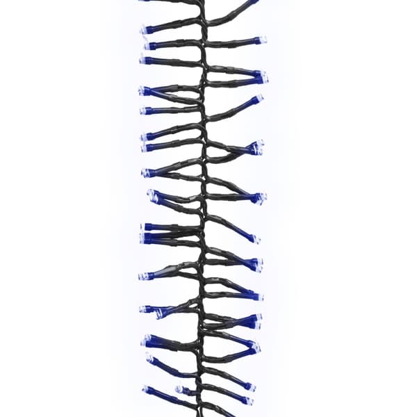 Ljusslinga med 3000 LED cluster blå PVC