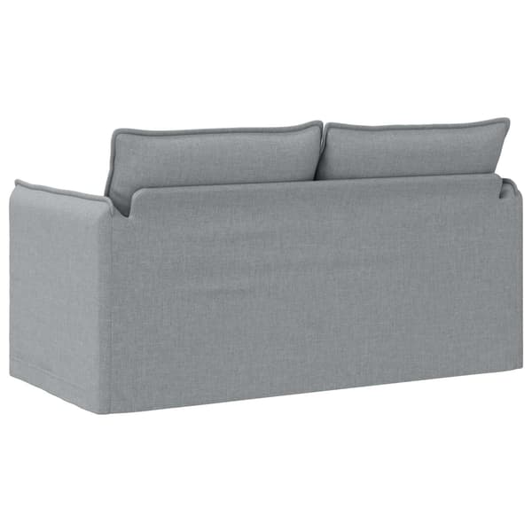 Soffa Ljusgrå 156 x 82 x 85 cm tyg