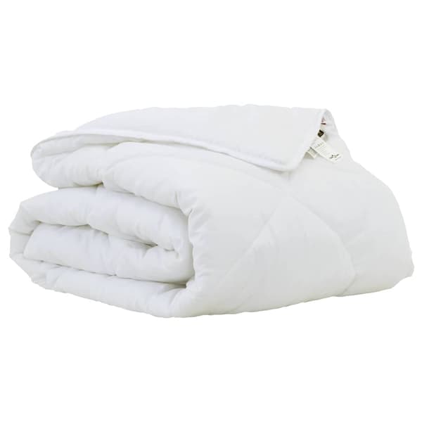 Duntäcke Vit 220 x 135 x 4 cm Polyester