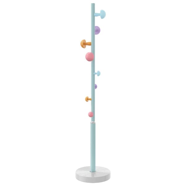 Klädhängare blå 172 cm pulverlackerat järn