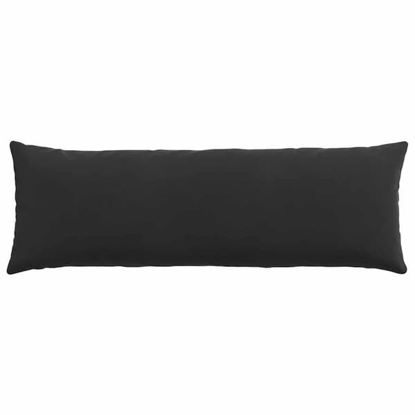 Sofakuddar 2 pcs Svart 120 x 40 cm Kordread tyg
