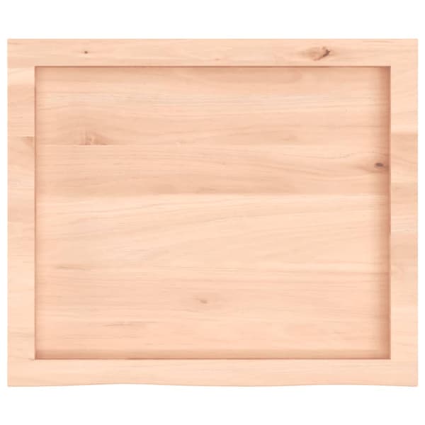 Hyllplan 60x50x(2-4) cm obehandlad massiv ek