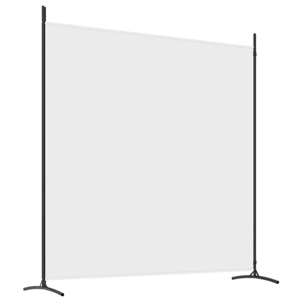 Rumsavdelare 2 paneler vit 348x180 cm tyg