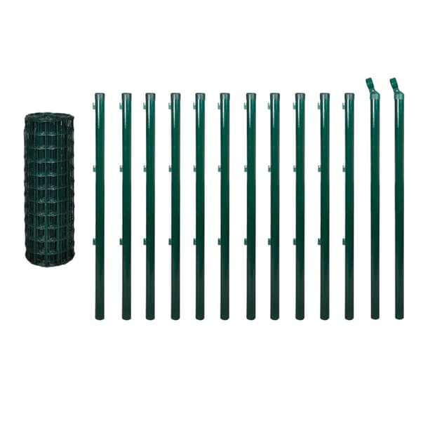 Eurofence stål 25x1,2 m grön