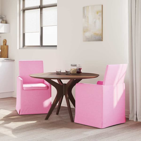 Matstolar 2 pcs Rosa 57 x 67 x 95 cm tyg