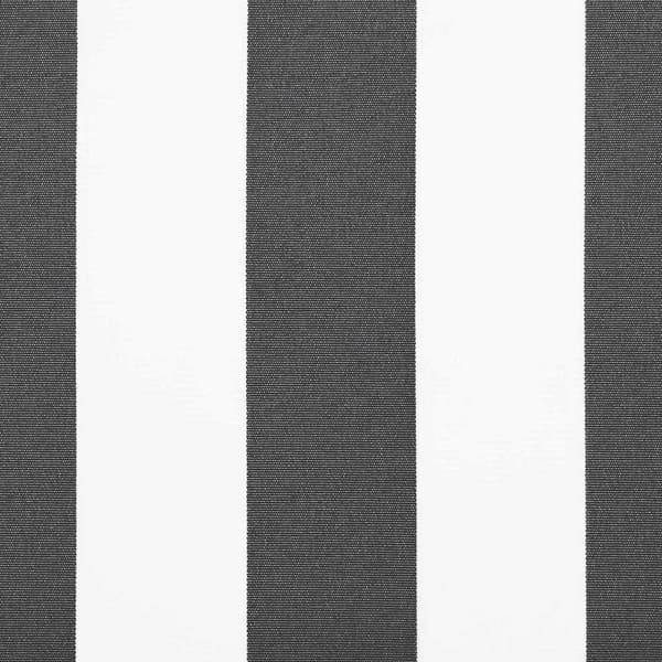 Markisväv Antracit och vitt 3,5 x 2 m Polyester
