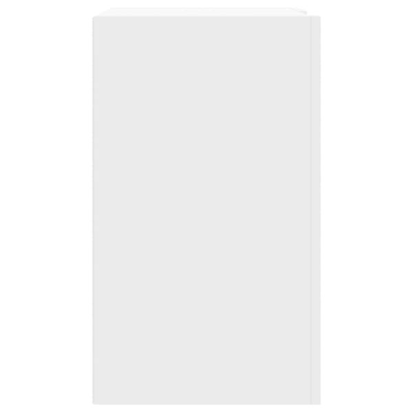 Väggskåp vit 75x35x60 cm konstruerat trä