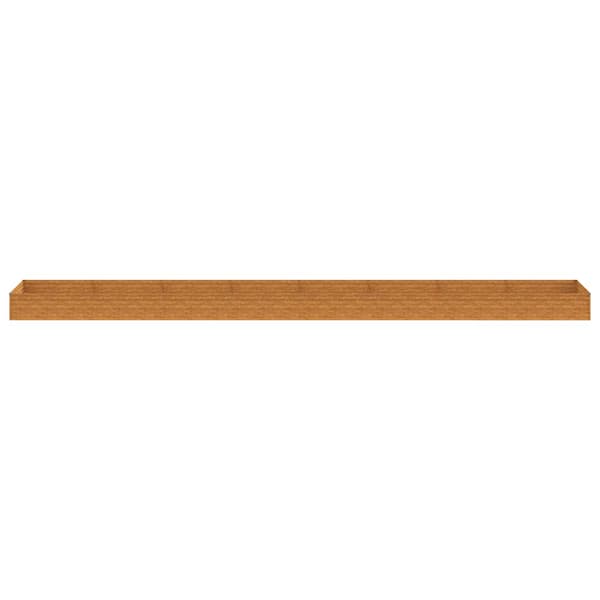 Odlingslåda 770x100x36 cm rosttrögt stål