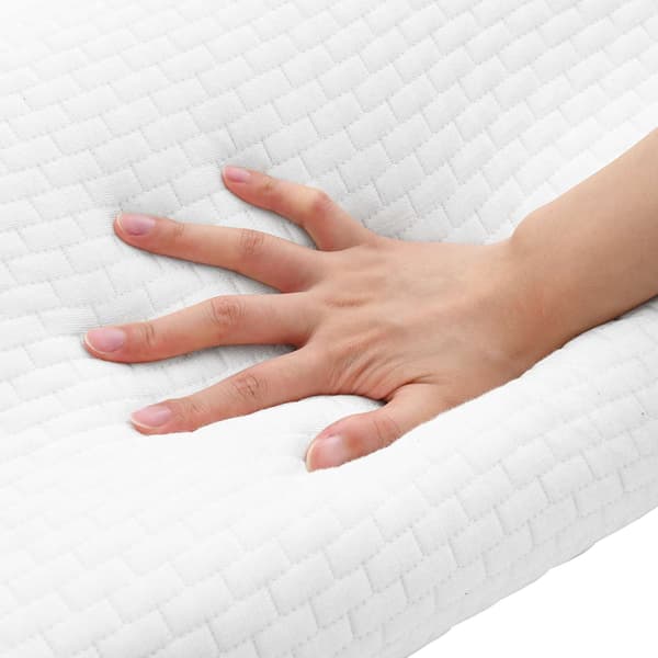 Sovkudde 80 x 40 x 12,5 cm Medium Minneskum Vit