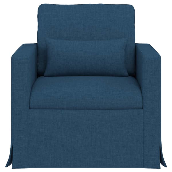 Soffa Blå 78 x 78 x 80 cm tyg