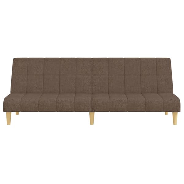 Bäddsoffa 2-sits taupe tyg