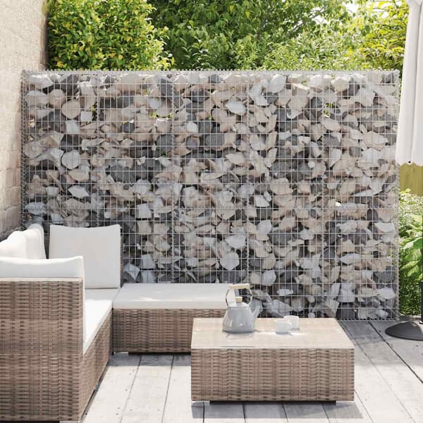 Gabionmur galvaniserat stål 300x30x200 cm