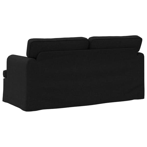Soffa Svart 162 x 80 x 85 cm tyg