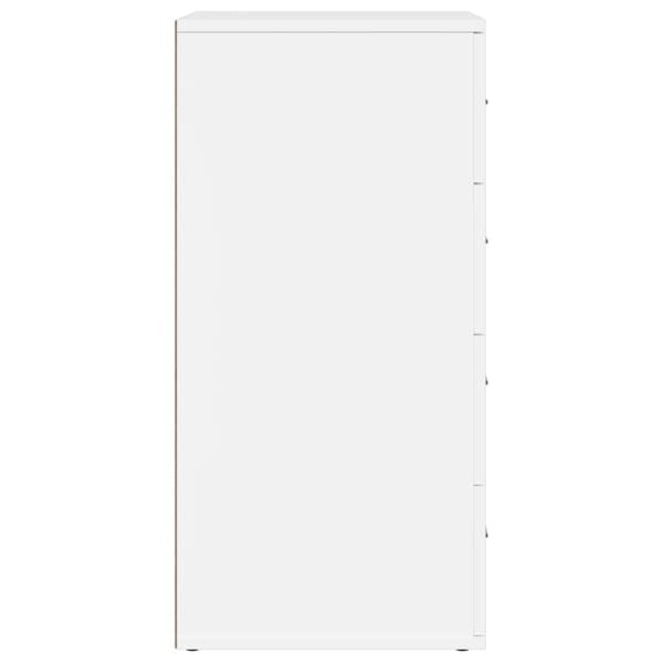 Skänkar 2 st vit 60x39x80 cm konstruerat trä