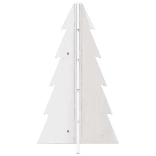 Julgran trä vit 69,5 cm massiv furu