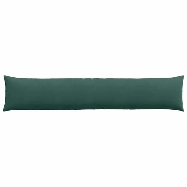 Sofakuddar 2 pcs Mörkgrön 200 x 40 cm Kordread tyg