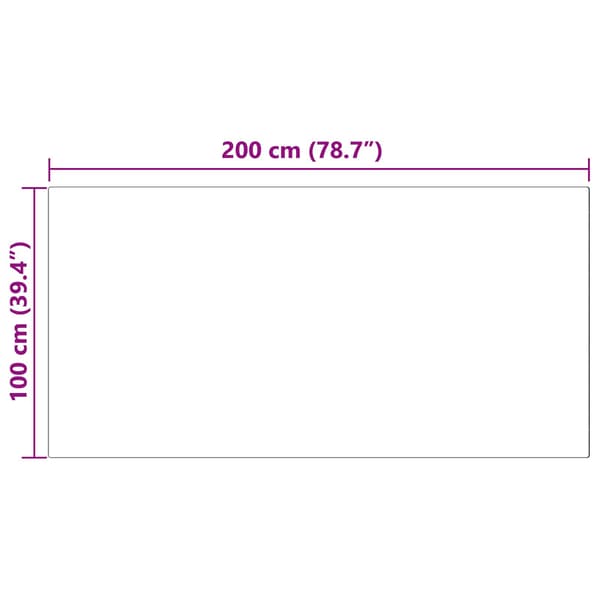 Fuskfäll matta TAFALLA Rosa 100 x 200 cm Polyester