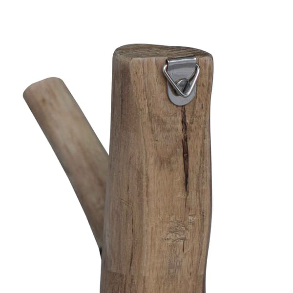 Krok Brun 4 x 4 x 14 cm Solid återvunnen trä