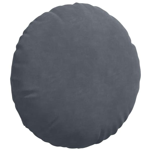Sittkuddar 2 pcs Mörkgrå Ø 40 x 13 cm Sammet