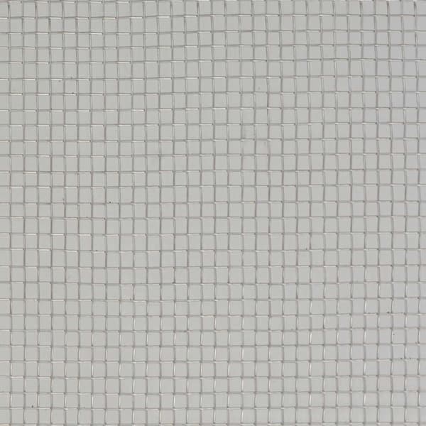 Insektsnät rostfritt stål 100x1000 cm silver