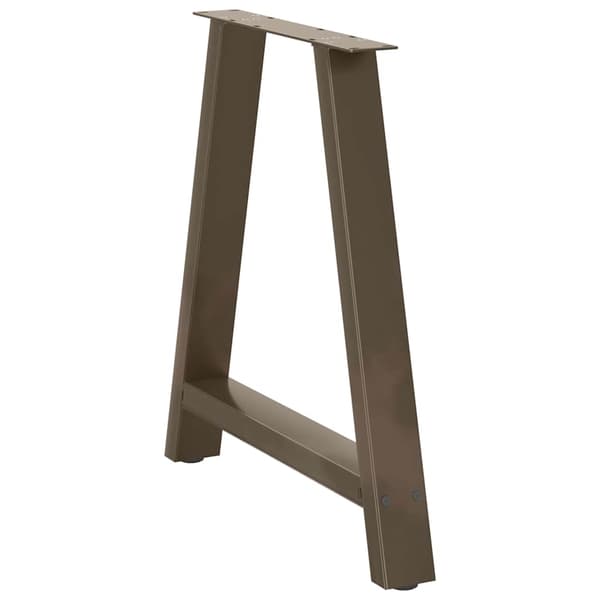 Matbordsben A-formade 2 st 70x(72-73) cm stål