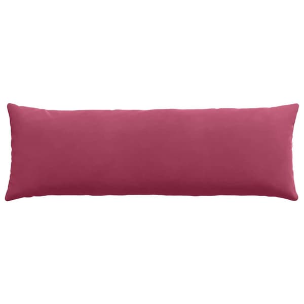 Sofakuddar 2 pcs Vinröd 120 x 40 cm Kordread tyg