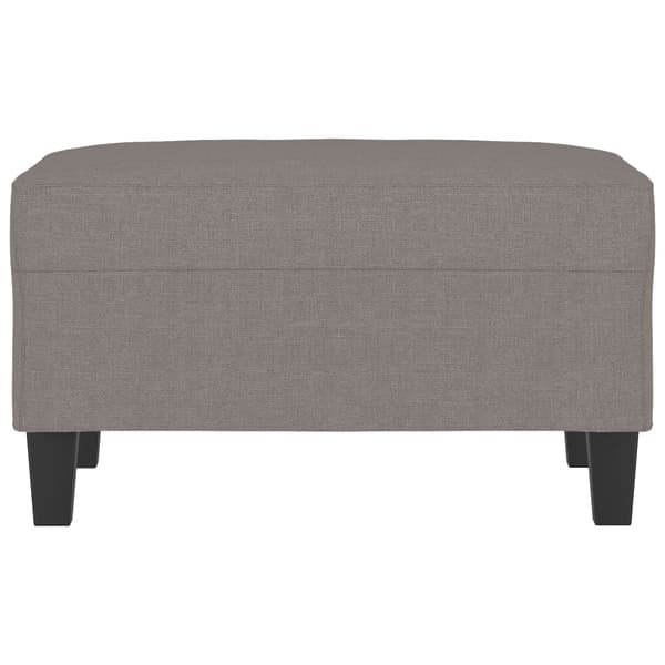Fotpall Taupe 70x55x41 cm tyg
