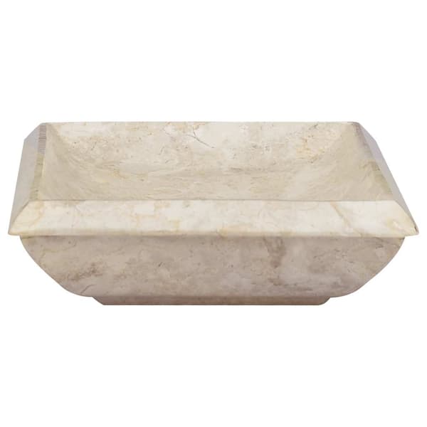 Handfat gräddvit 50x35x10 cm marmor