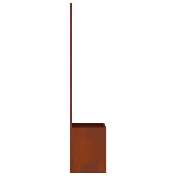 Trädgårds integritetsskärm Rostig 32 x 150 cm cortenstål