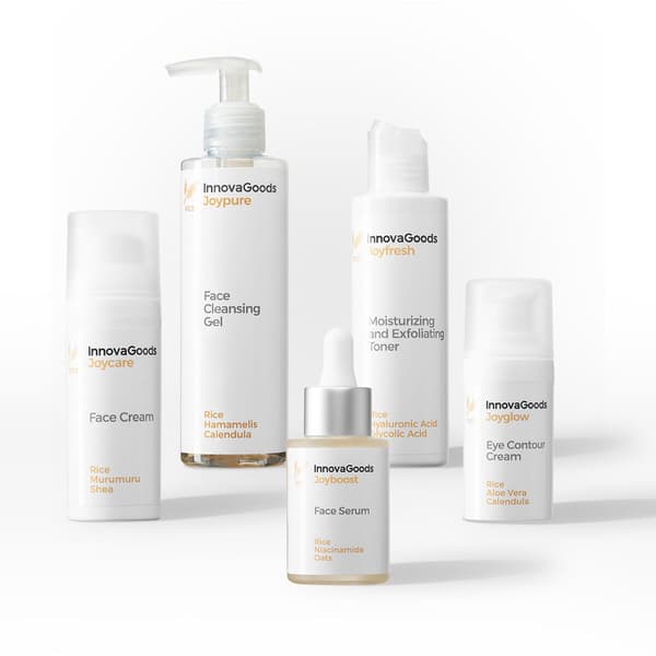 Sæt til ansigtsrutine Rice InnovaGoods
