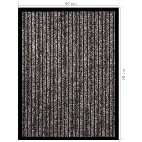 Dörrmatta beigerandig 40x60 cm