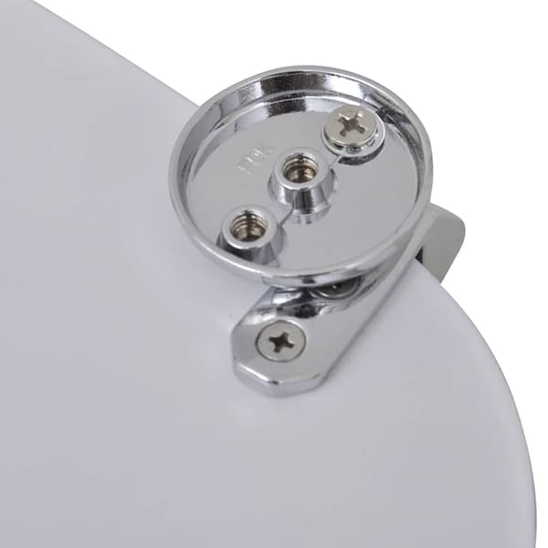 Toalettsits med MDF-lock och vattendropp-design