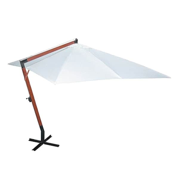 Parasoll 300 x 400 cm vit