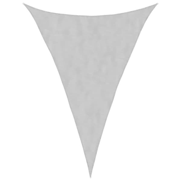 Solsegel ljusgrå 5x7x7 m 100% polyesteroxford