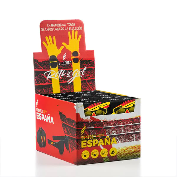 Roll-up solbriller Sunfold Spain Black