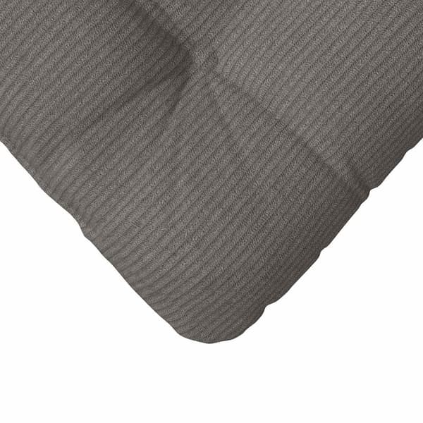 Sittkuddar 4 pcs Ljusgrå 45 x 45 cm Kordread tyg