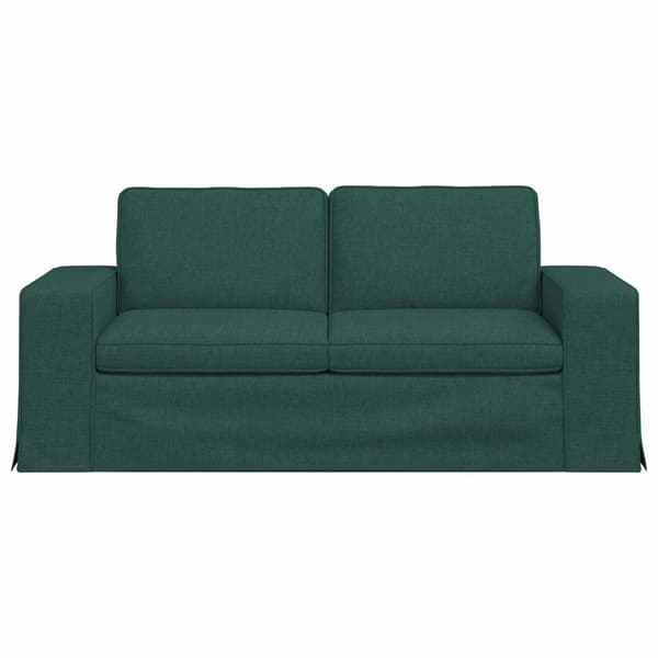 Soffa Mörkgrön 182 x 80 x 82 cm tyg