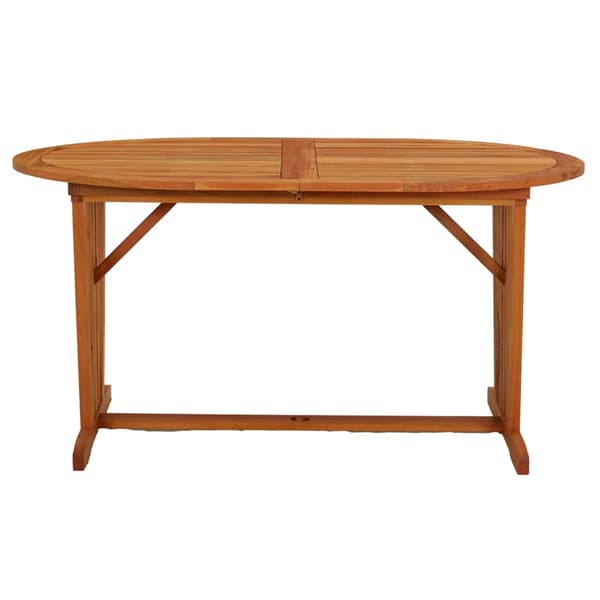Trädgårdsbord 200x100x75 massivt eukalyptusträ