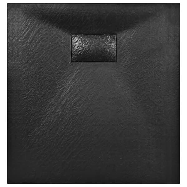 Duschkar SMC svart 90x80 cm