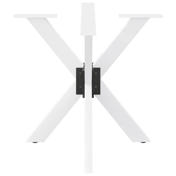 Matbordsben spindelformad vit 85x85x(72-73) cm stål