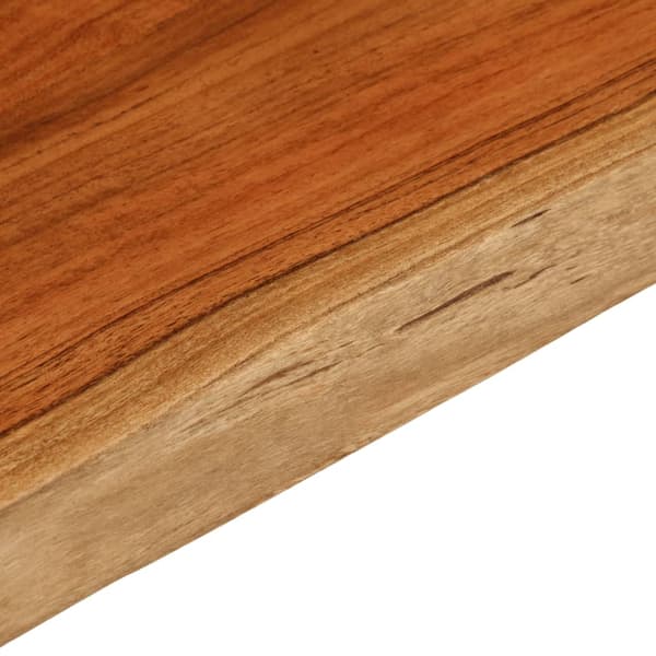 Bordsskiva 100x40x3,8 cm rektangulär massiv akacia rustik kant