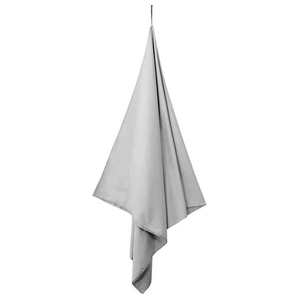 Sporthanddukar 2 pcs Grå 180 x 90 cm Polyester och polyamid