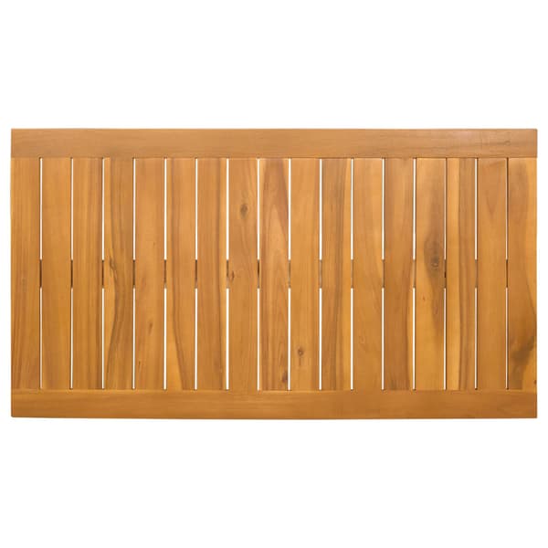 Badmatta Enfärgad Brun 100 x 55 cm trä