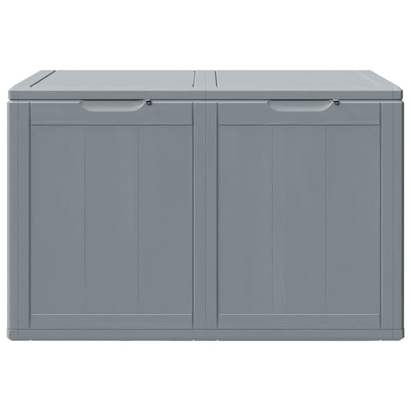 Dynbox 180 liter grå PP-träliknande
