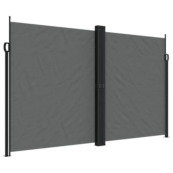 Infällbar sidomarkis antracit 200x1000 cm